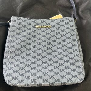 Michael Kors Blue Grey MK Crossbody Bag💙